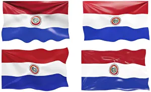 Paraguay Drucke: Das Große Bild des Wappens von Paraguay