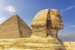 Pyramid Of Cheops Egypt Drucke: The Great Sphinx and the Pyramid of Cheops