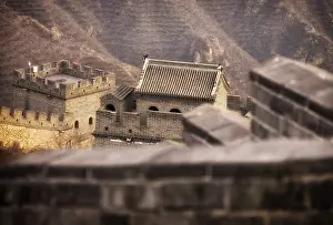 Chinesisch Drucke: Der Große Chinesische Mauer, Asien