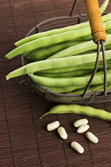 Legume Food Photography Drucke: Green beans close up