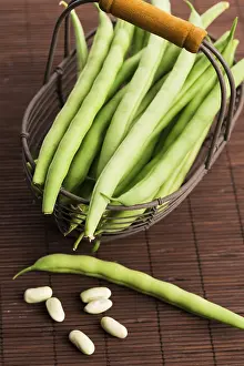 Green Beans Close Up Drucke: Green beans close up