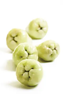 Exotic Fruit Nutrition Drucke: Green Java apples (Syzygium samarangense)