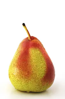 Studio Photography Food Drucke: Green-red pear