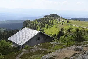 German Federal Republic Mountains Drucke: GroBer Arber, Arber, summit