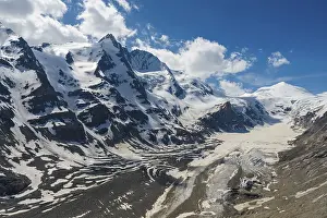 Drucke von Großglockner und Pasterze, Hochtauren Nationalpark, Salzburg, Österreich Kulturerbestätten Drucke: Großglockner und Pasterze