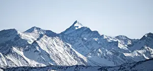 Eastern Alps High Mountain Range Drucke: Grossglockner summit in winter