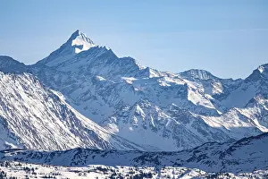 Tyrol Austria Mountains Drucke: Grossglockner summit in winter