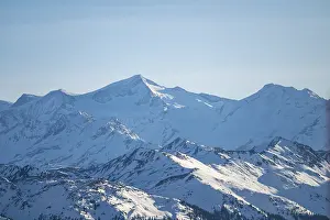 High Tauern National Park Scenery Drucke: Grossvenediger summit in winter