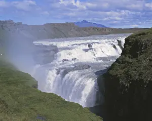 Gerahmter Druck : Gullfoss, Insel Gerahmter Druck : Gullfoss, Insel