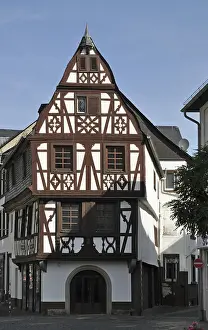 Timber Frame House Drucke: Half-timbered house, timber frame