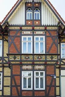Wernigerode Architecture Drucke: Half-timbered house, Wernigerode