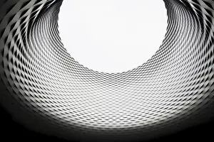 Central European Architectural Styles Drucke: Hall ceiling, modern architecture