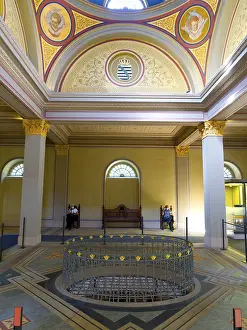 Thuringia Germany Landmark Drucke: Hall of the Princes Crypt