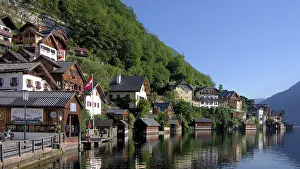 Upper Austria Tourist Attraction Drucke: Hallstatt