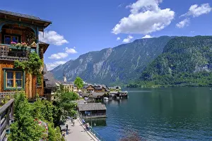 Upper Austria Scenery Drucke: Hallstatt am Hallstatter See