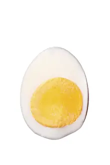Close Up Egg Drucke: Halved egg