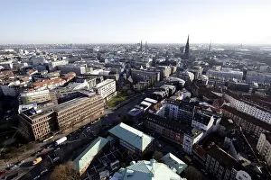 Hamburg Aerial View Drucke: Hamburg