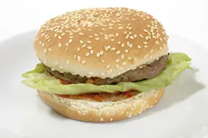 Fast Food Photography Drucke: Hamburger