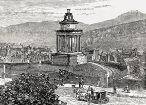 Scottish Cultural Heritage Sites Drucke: Hamilton's monument to Robert Burns