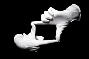 Hand Sign Symbol Drucke: Hand sign