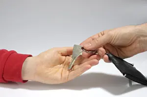 Handing Over Keys Drucke: Handing over keys