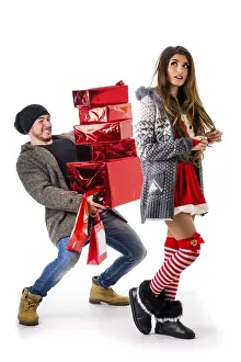 Christmas Gift Idea Drucke: Handsome young man