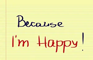 Symbolic Happiness Drucke: Happy Concept