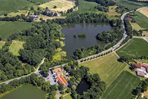 Agricultural Landscapes In Germany Drucke: Hardtteiche, An den Hardtteichen-Wanderweg Hotel Waldmutter