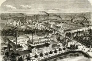 Digital Reproduction Artwork Drucke: The Hartmann machine factory in Chemnitz