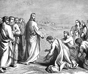 Christian Historical Illustration Drucke: Healing the Possessed, Chapter 3