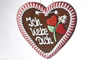 Gingerbread Heart Drucke: Heart of gingerbread