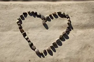 Symbolic Heart Shape Drucke: Heart of stone