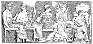 Greek History Images Drucke: Hellenic Culture, Assembly of Gods