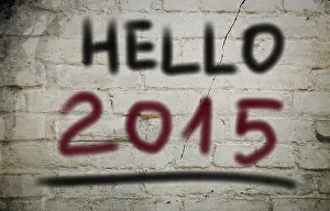 Symbolic Picture Drucke: Hello 2015 Concept