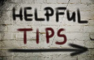 Conceptual Photo Drucke: Helpful Tips Concept