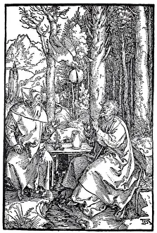 Central European Art History Drucke: The Hermits St. Anthony and St