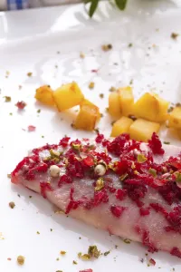 Healthy Breakfast Meal Drucke: Herring apple red prays