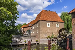 Water Reflection Photography Europe Drucke: Het Eiland' double water mill