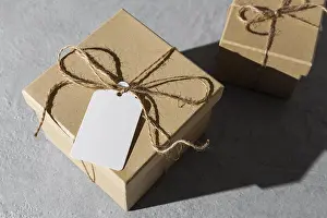 Traditional Catalan Cuisine Drucke: High angle epiphany day gift boxes