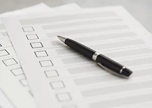 Chequer Pattern Design Drucke: High angle multiple election questionnaires