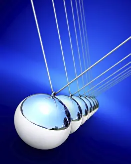 Scientific Research Images Drucke: high resolution 3D rendering of a pendulum