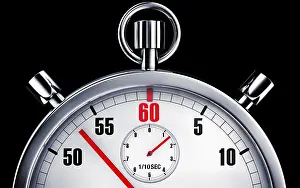 Time Management Tools Drucke: high resolution 3D rendering of a stop watch