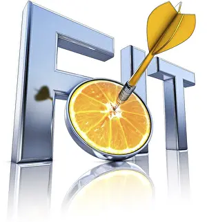 High Resolution Rendering Drucke: high resolution rendering of a fit icon