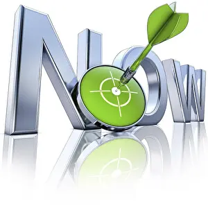Computer Graphic Art Drucke: high resolution rendering of a now icon