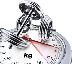 Healthy Eating Habits Tips Drucke: High resolution rendering of a losing weight concept
