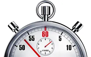 High Resolution Rendering Drucke: High resolution rendering of a stop watch