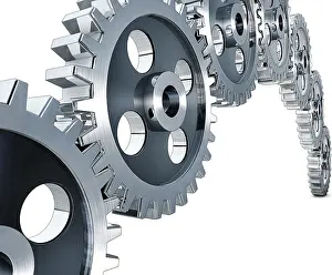 Computer Graphic Image Drucke: high resolution rendering of a teamwork concept