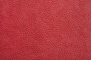 Close Up Macro Photo Drucke: High rezolution texture of red painted leather