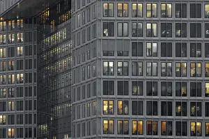 Urban Office Space Drucke: High-rise facade