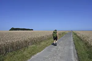 Bilder Datiert 28. Juli 2024: Wandern in der Normandie.